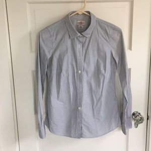 J Crew striped button up shirt